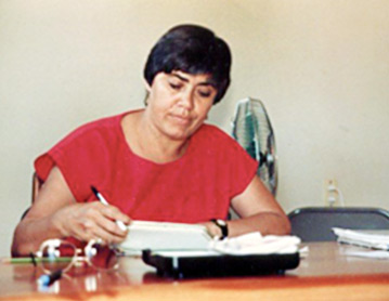 Elvia Juana Mojica Fundadora de la OEF