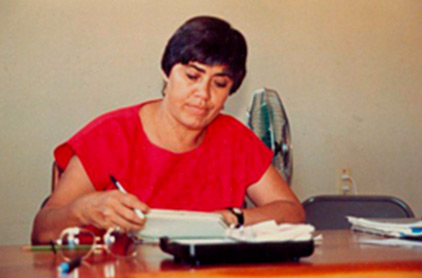 Elvia Juana Mojica Fundadora de la OEF
